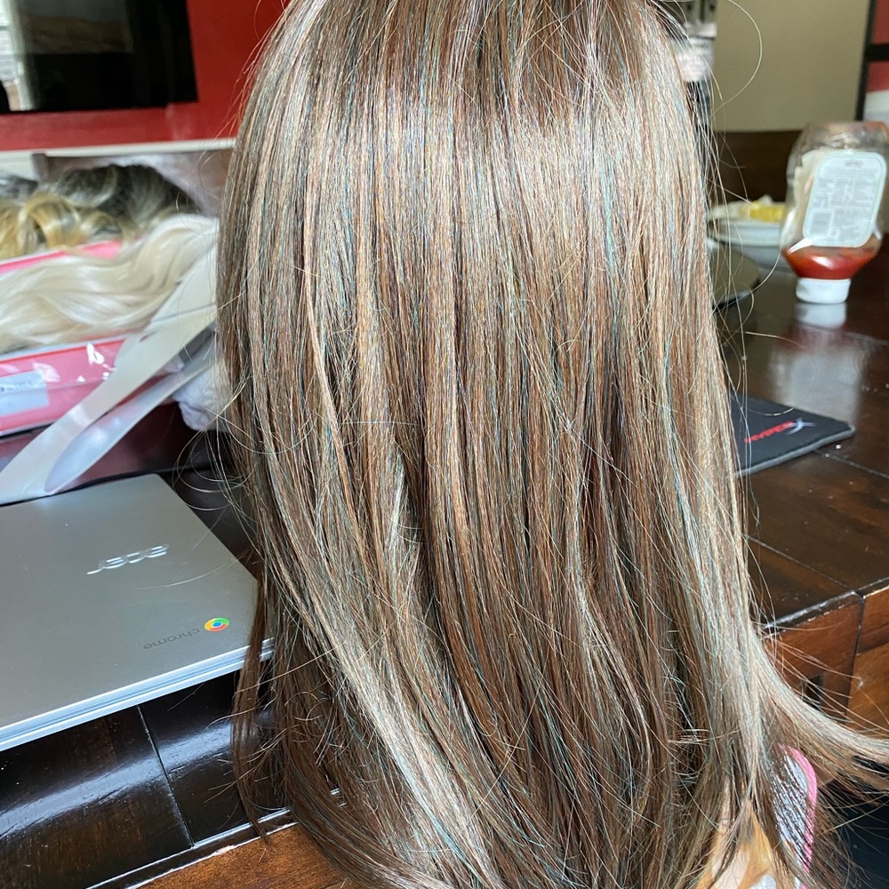 Swiss lace front wig